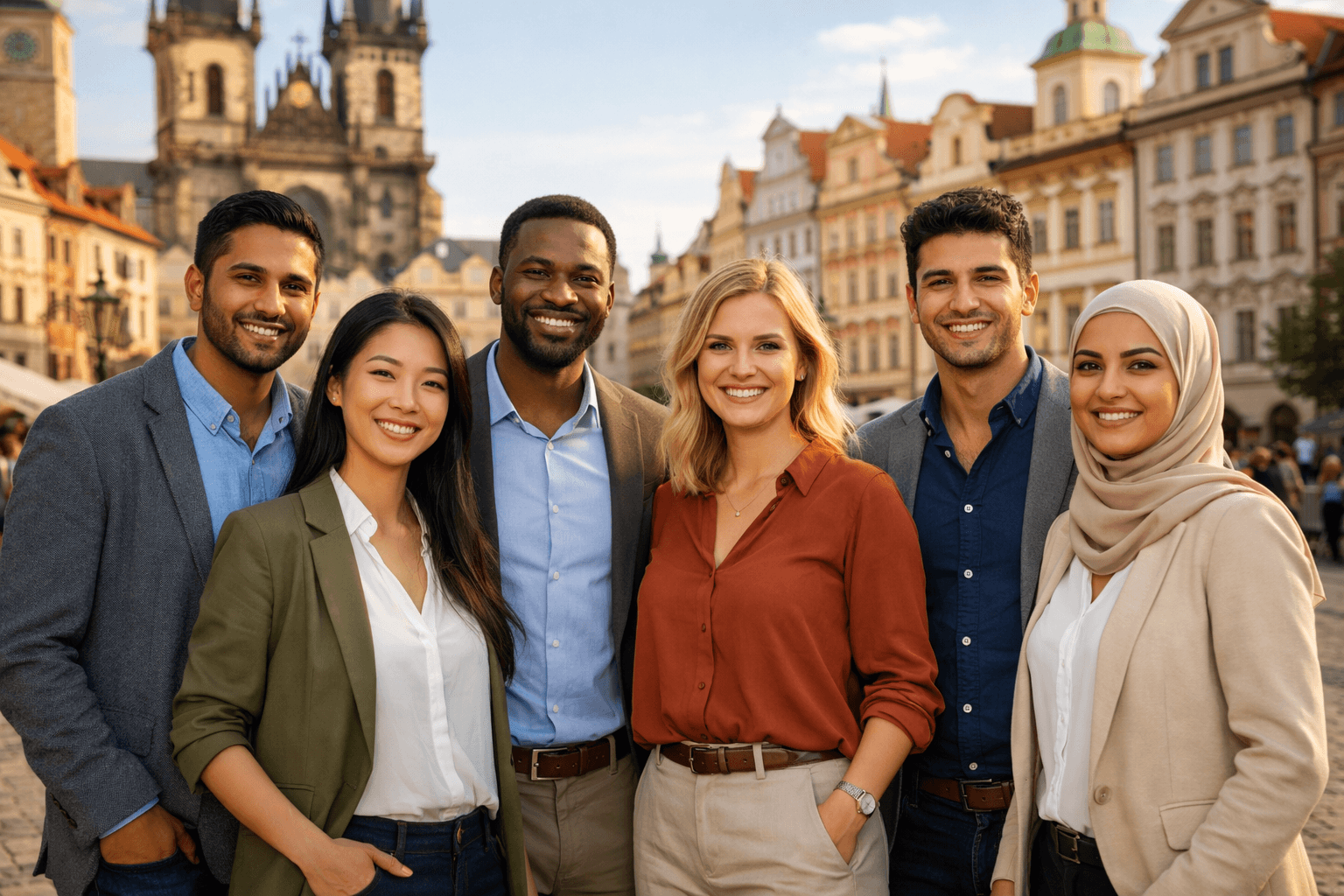 Immigrants in Prague